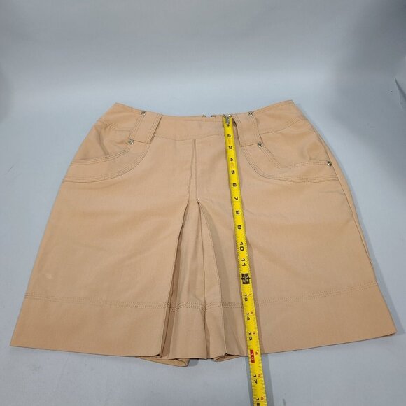 Swing Bette & Court Tayna Fit Shorts Lined Tennis Skirt Women's Size 2 Tan - Picture 8 of 12